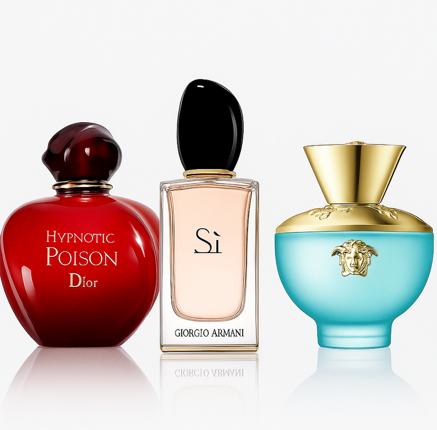 ✨ Dior VENENO HIPNÓTICO, Giorgio Armani SÌ y Versace DYLAN TURQUESA🏆