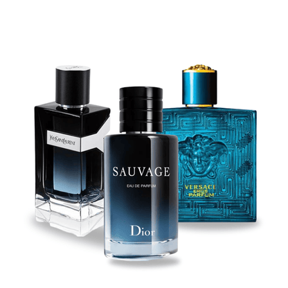 BLACK FRIDAY 3 perfumes: Dior SAUVAGE, Yves Saint Laurent Y MEN, Versace EROS