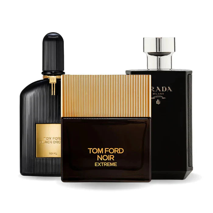 BLACK FRIDAY 3 perfumes: BLACK ORCHID, NOIR EXTREME e PRADA INTENSE 100ml