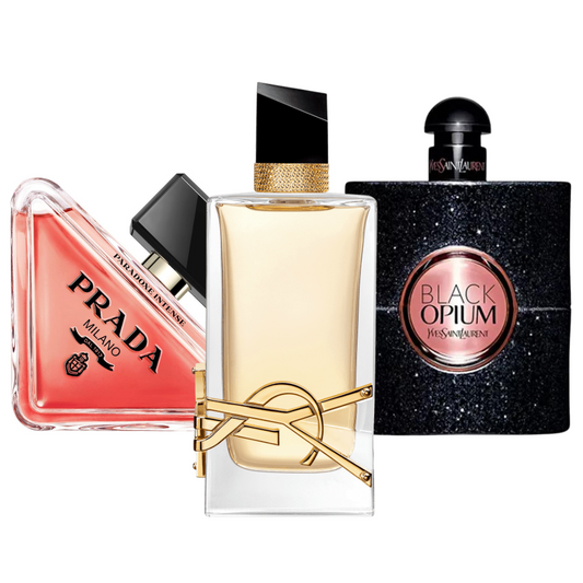 BLACK FRIDAY 3 perfumes: Prada Paradoxe, Black Opium Yves Saint Laurent, Libre (Eau de Parfum)
