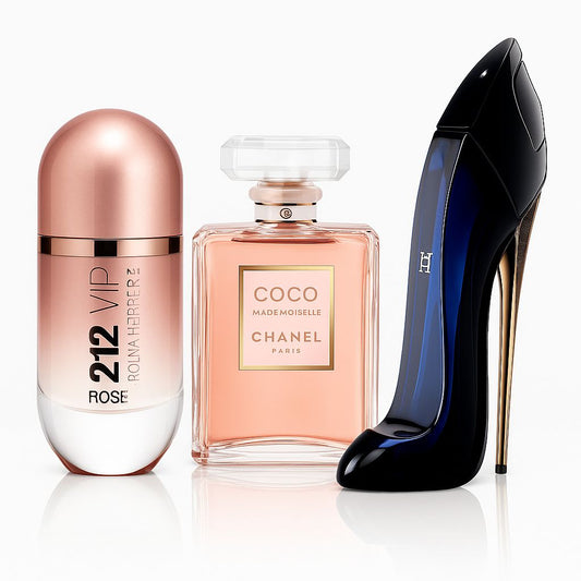 ✨ Trío – Good Girl, Coco Mademoiselle Intense y 212 VIP Rosé 🏆 